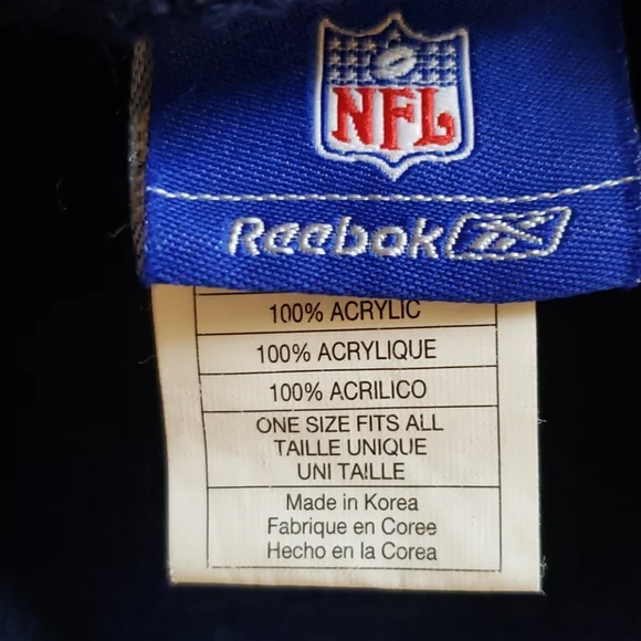 NFL Reebok Denver Broncos Knit Beanie Navy Blue Big Kids Boys Unisex OS - Picture 7 of 10